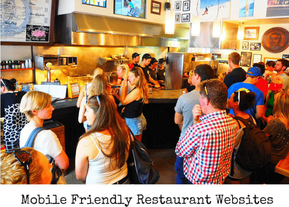 Mobile friendly restaurant websites drive more customers to your restaurant.
