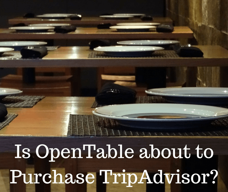 Is Priceline / OpenTable about to acquire Tripadvisor?