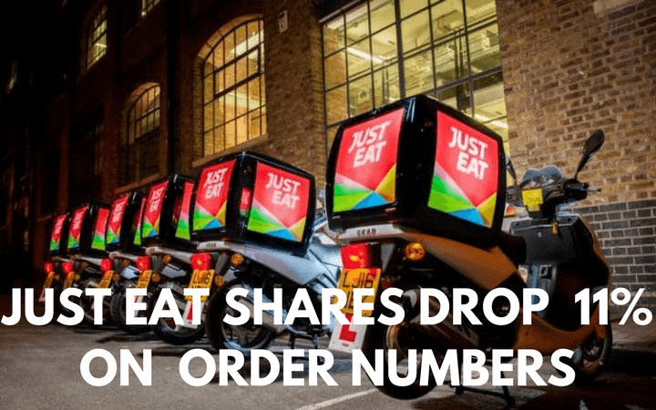 Just Eat shares slump as growth slows