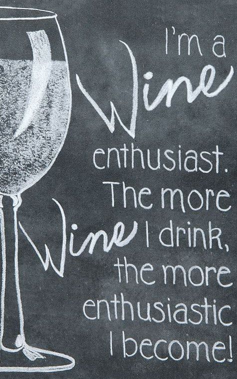 Restaurant Chalkboard - Wine enthusiast