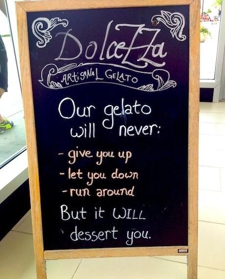 Restaurant Chalkboard - dessertyou