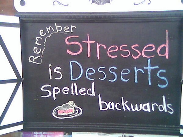 Restaurant Chalkboard -stressed