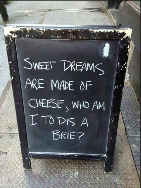 Restaurant Chalkboard -Sweet Dreams
