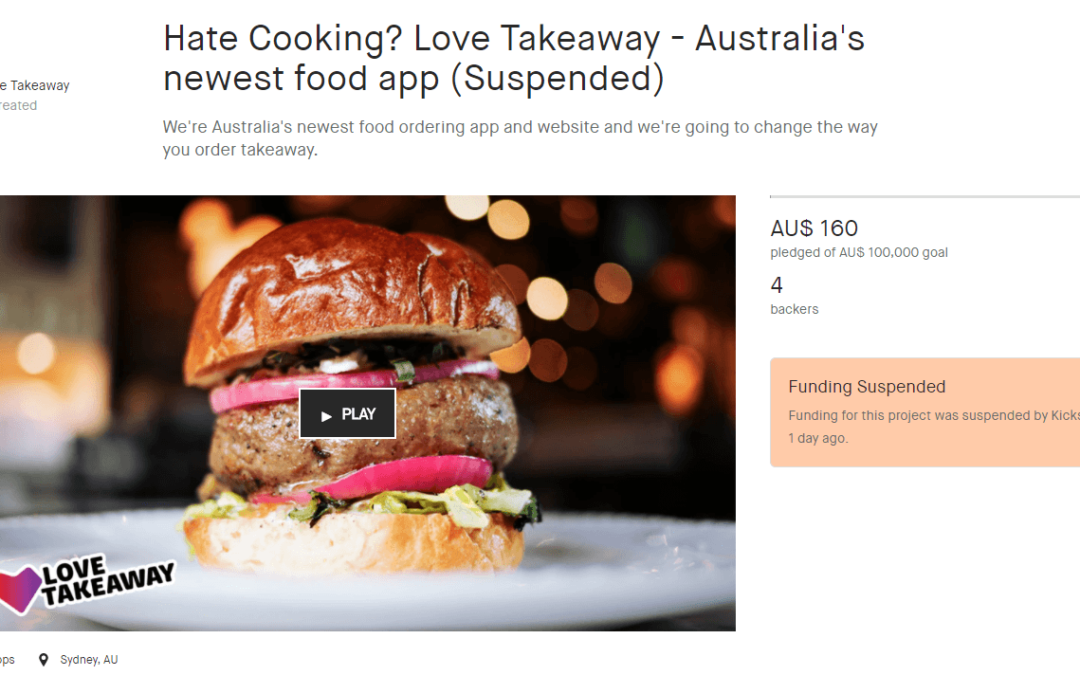 Love Takeaway runs into issues with email marketing and it’s kickstarter campaign